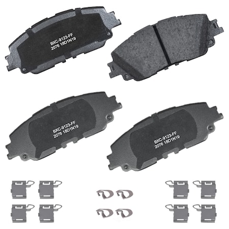 Stop By Bendix Stop Sbc2076 Stop Ceramic Brake Pad SBC2076